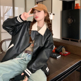 现货好款271-8002-P145K198新款皮衣短外套，女装短外套，浙宝271