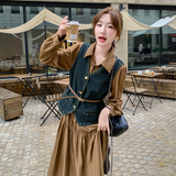 现货新款连衣裙+马甲套装271-8103P165K228，女装连衣裙，浙宝271