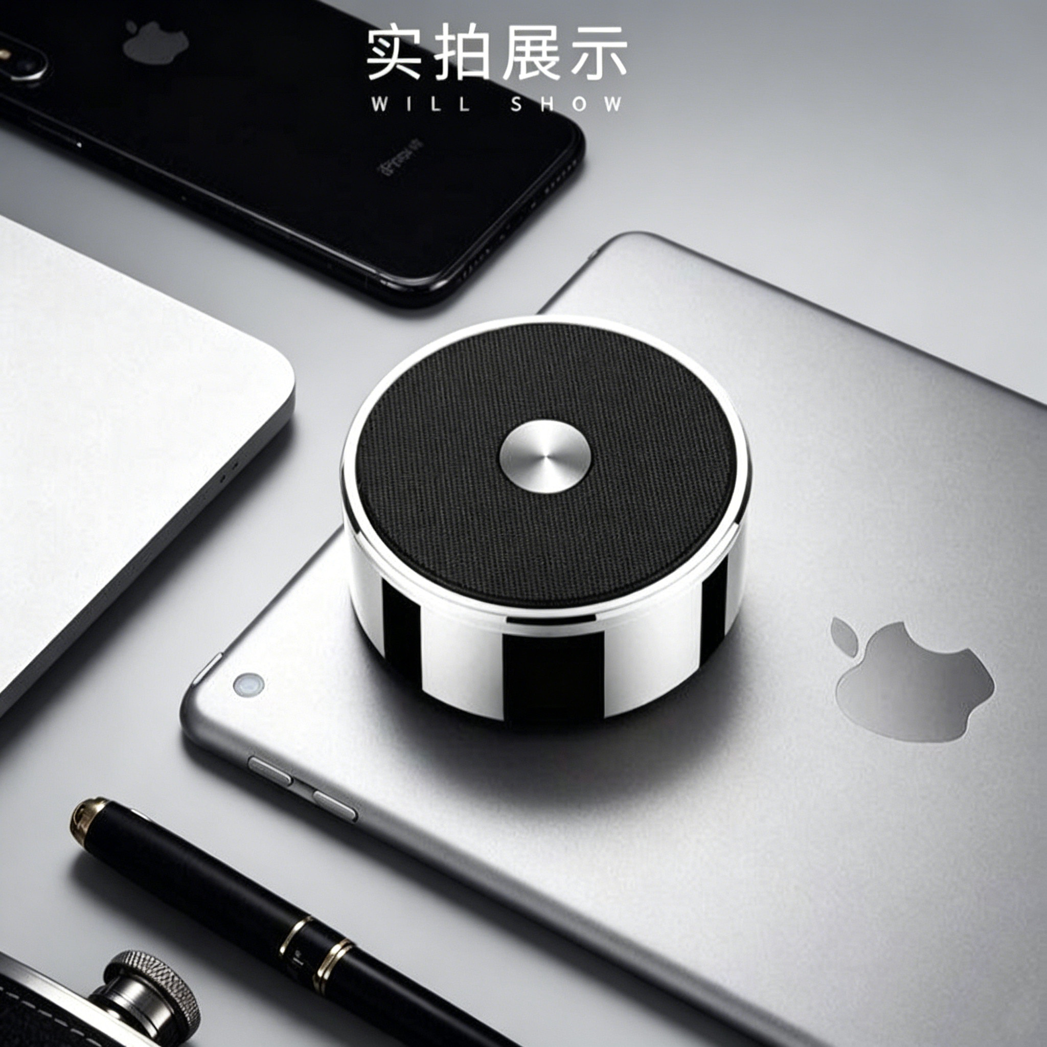 金属迷你无线蓝牙音箱便携小型高音质车载重低音随身小音响