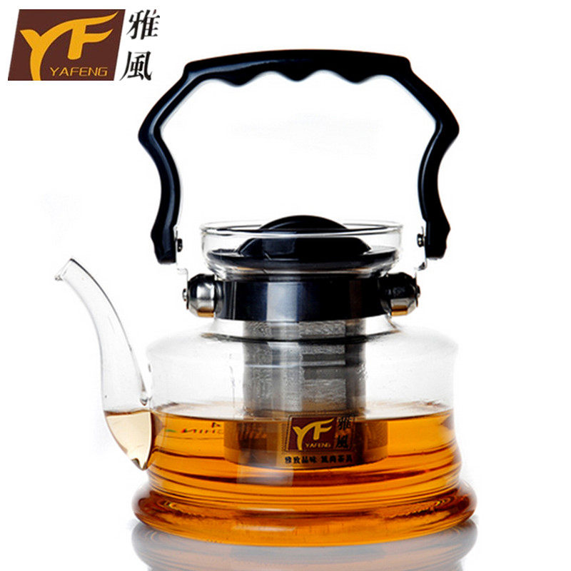 雅风玻璃直火手提水壶泡茶茶壶