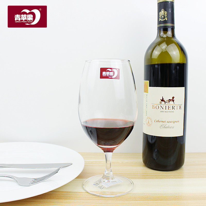 包邮俊逸高脚杯 一盒6只装欧式红酒杯白兰地酒杯香槟杯玻璃杯