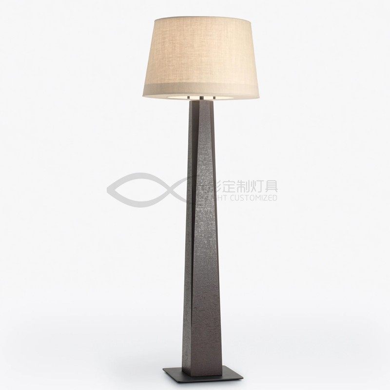 DraperFloor Lamp现代中式几何客厅落地灯卧室样板间床头别墅中古