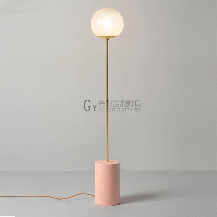 意大利设计师玻璃球设计师创意时尚落地灯别墅样板房会所落地灯