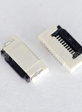 HY-0510F FPC座 0.5间距连接器 掀盖式10PIN  MID平板电脑连接器