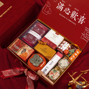 中式伴手礼女伴娘结婚实用礼盒小众高级网红高档婚宴回宾客小礼品