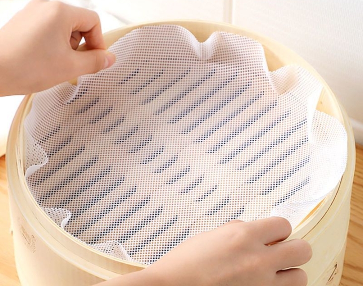 纳米硅胶垫蒸包子蒸笼垫馒头家用纸垫子不粘屉布不沾蒸笼布垫布圆