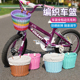 儿童自行车车筐复古编织车筐童车车篮子前车筐前车篓小孩遛娃神器