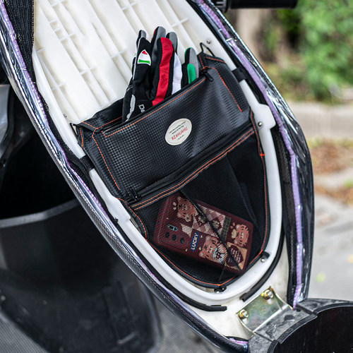 摩托车踏板车座桶收纳袋杂物包电动车坐垫车座包置物袋改装配件包