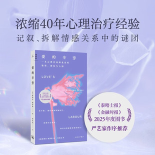 爱的辛劳：一名心理咨询师见证的欲望、创伤与人间 [美]斯蒂芬·格罗斯 著 上海三联书店
