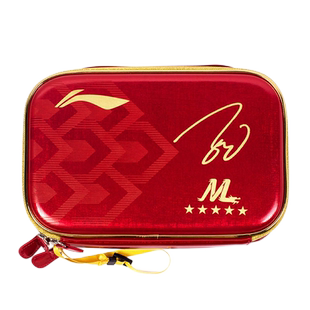 李宁乒乓球拍套双层装硬质方形大容量收纳包男女乒乓拍包2025新款