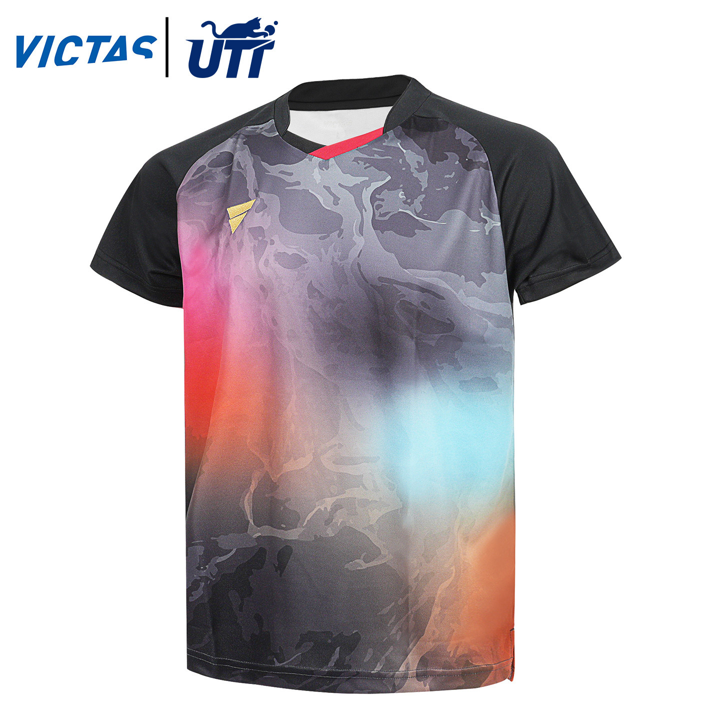 VICTAS维克塔斯乒乓球服短袖男女款比赛训练服透气速干上衣运动服