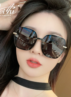 2025年新款太阳眼镜女高级感大脸显瘦偏光墨镜显脸小防晒抗UV潮
