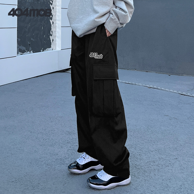 404MOB休闲长裤裤子直筒