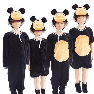 儿童大猩猩演出服饰幼儿黑猩猩的面包店绘本舞蹈表演角色扮演服装