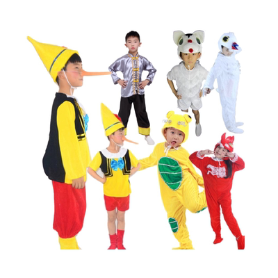 儿童话剧木偶奇遇记鼻子表演出服