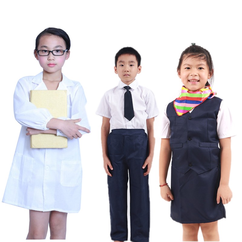 儿童高科技工作者演出教师表演服图片