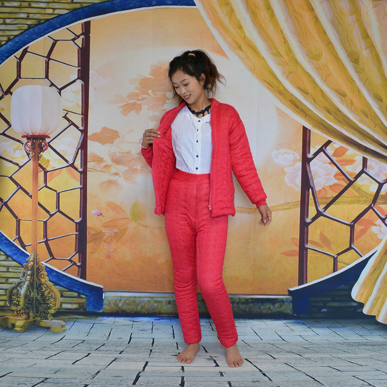 常规棉服加厚甜美修身宽松纯棉花