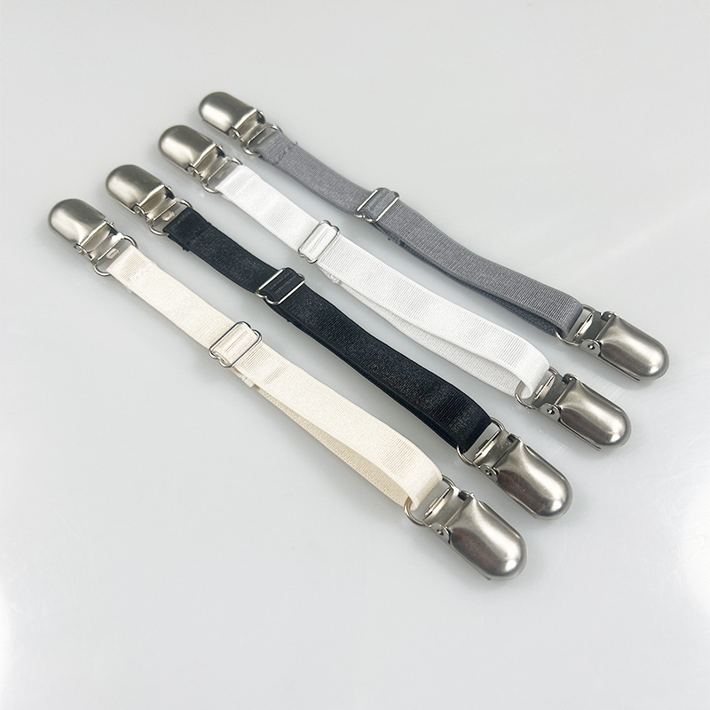 多功能欧美性感内衣双头鸭嘴扣吊带夹子袜带塑身衣配件固定带细款