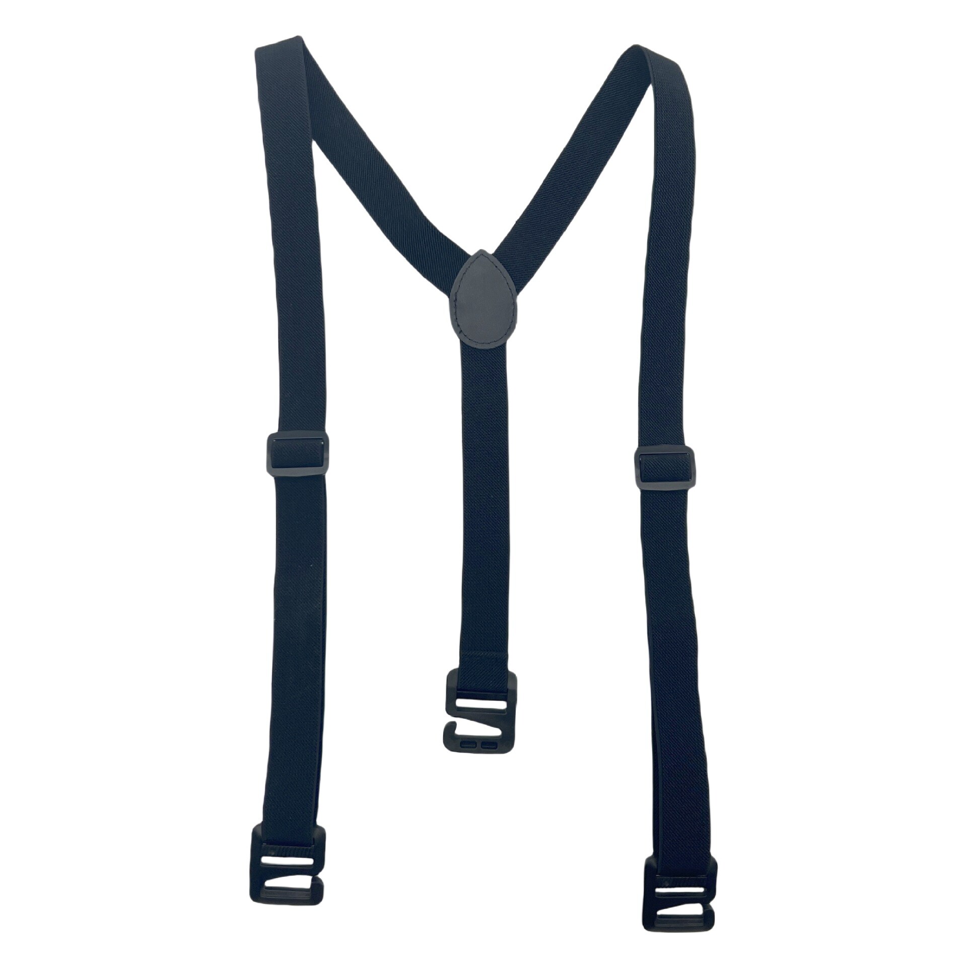 成人男士隐藏内穿式背带夹2.5cm窄款松紧弹性塑料勾扣防滑吊裤带