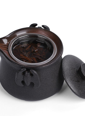 粗陶手抓壶大号泡茶碗功夫茶具