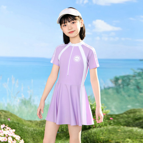 女童泳衣连体2025夏季新款