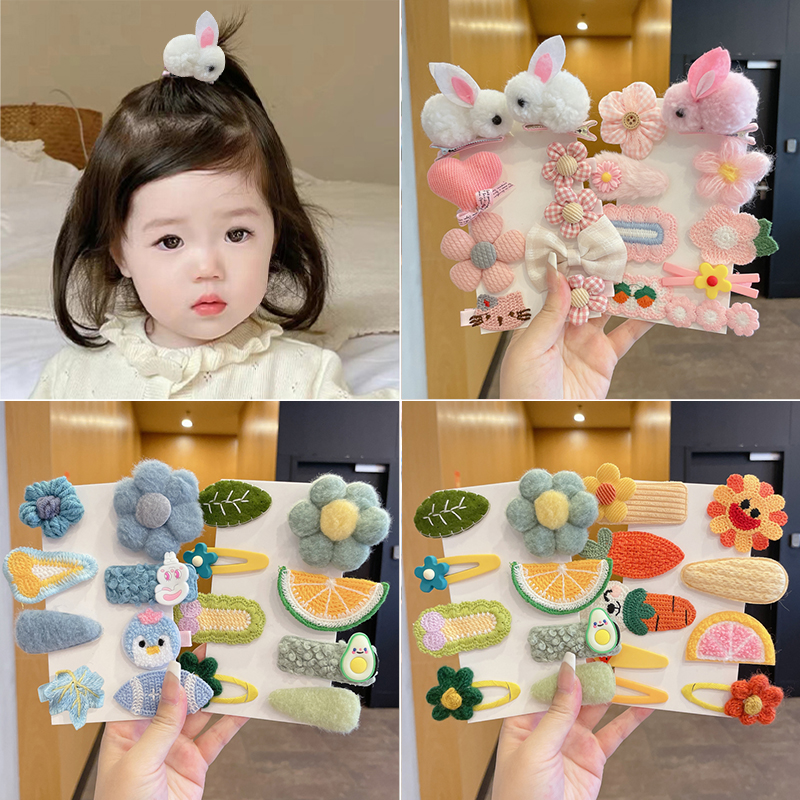 伊饰界边夹布艺日韩百搭