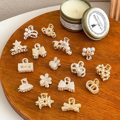 合金+仿珍珠伊饰界抓夹日韩