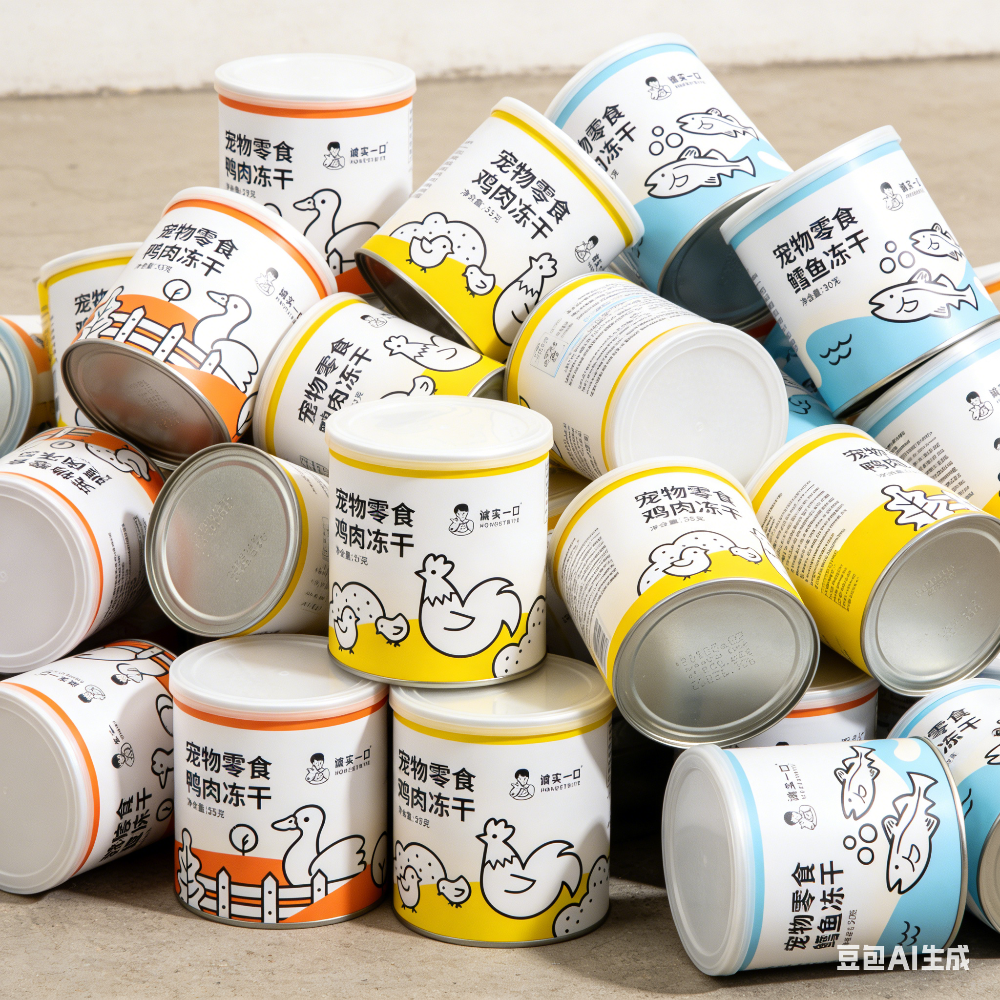 诚实一口猫咪零食冻干小彩罐鸡肉鸭肉鳕鱼营养磨牙洁齿猫狗冻干,宠物/宠物食品及用品,猫冻干零食,淘宝优惠券,粉丝福利购,淘宝优惠卷