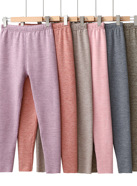 德绒秋裤女春秋内穿打底裤薄款加绒中高腰美体线裤衬裤冬季保暖裤