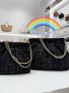 CHARLES&KEITH小CK2-60782390粗花呢链条流浪包40671449单肩双肩