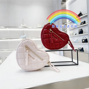 情人节礼物CHARLES&KEITH女包小CK2-80151641爱心斜挎包婚包链条