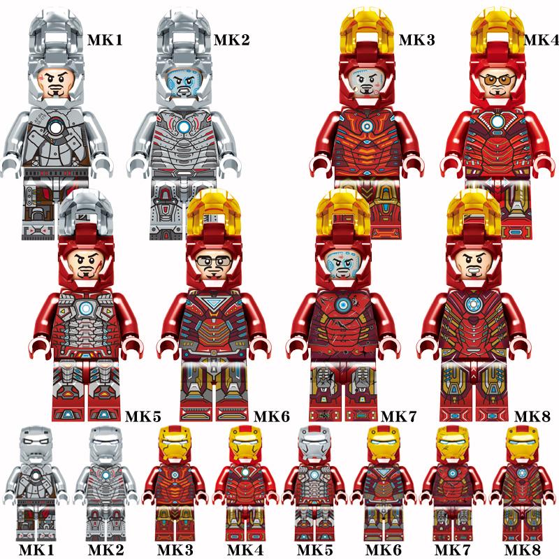 lego超级英雄钢铁侠MK1人仔