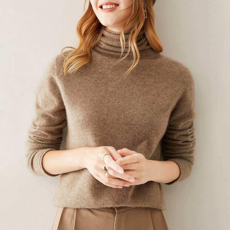 cashmere sweater womens 100% pure cashmere autumn and wint