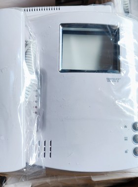 WRT慧锐通楼宇可视对讲分机PZS-212BD4 黑白对讲分机