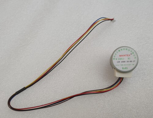正德智控W-24BYJ48-2008  12V步进电机 轴总长8mm缺口长6mm