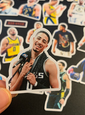 泰里斯-哈利伯顿贴纸 美篮新款防水贴画篮球球星周边手机电脑装饰