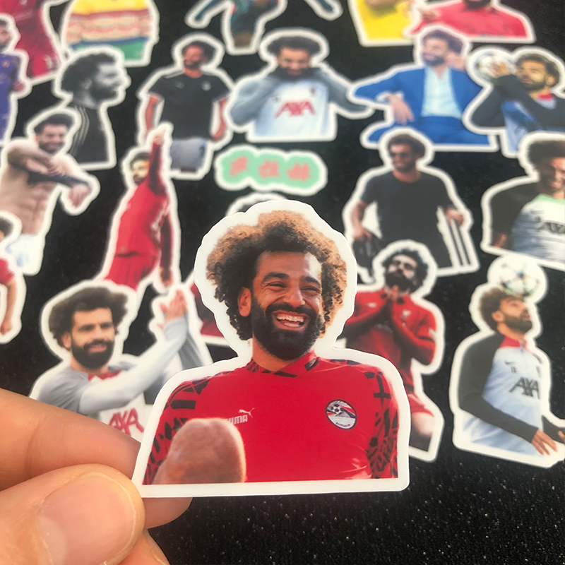 萨拉赫贴纸英超利物浦周边