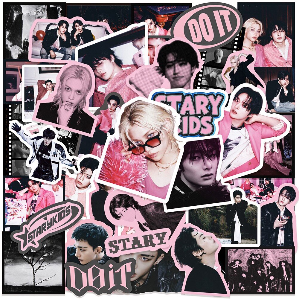 50贴StrayKids贴纸新专辑贴