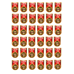 中国男足队徽贴纸  国家男子足球队队徽国足周边手机高清装饰防水