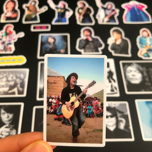 伍佰贴纸 伍佰周边防水贴画演唱会专辑照片diy卡贴不干胶装饰贴