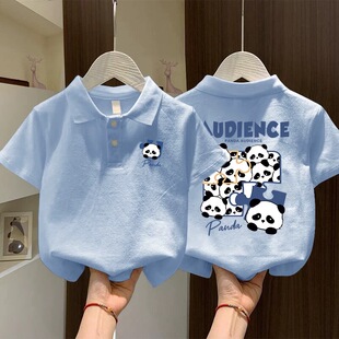 男童短袖T恤夏季新款儿童纯棉上衣宝宝洋气polo衫中小童半袖衣服