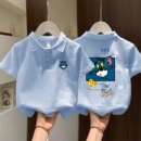 童装 全棉儿童polo衫 夏季 上衣2026新款 翻领纯棉T恤卡通中大童 短袖