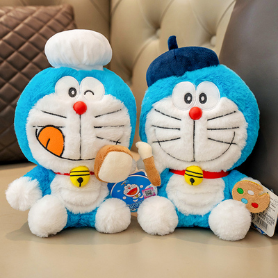 正版哆啦A梦公仔毛绒玩具