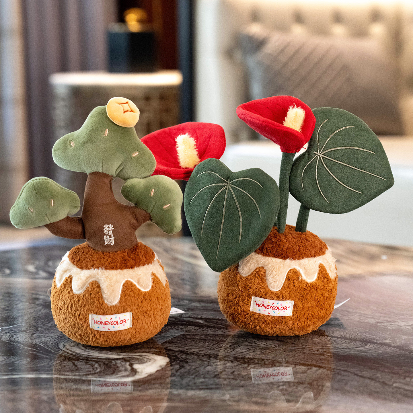 可爱发财树小盆栽玩偶苹果树柿子树公仔毛绒玩具儿童女生生日礼物,玩具/童车/益智/积木/模型,毛绒/玩偶/公仔/布艺类玩具,淘宝优惠券,粉丝福利购,淘宝优惠卷