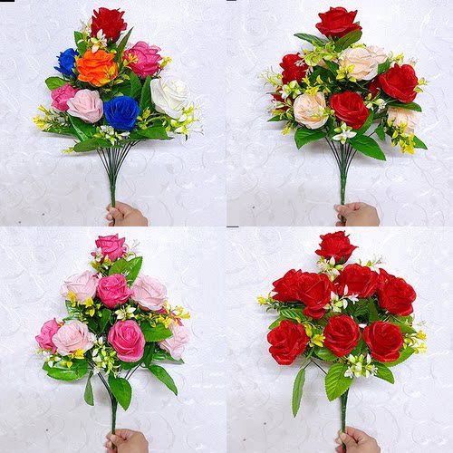 仿真花假花餐桌装饰品摆设