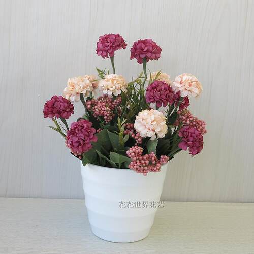 欧式仿真花束玫瑰绢花客厅餐桌