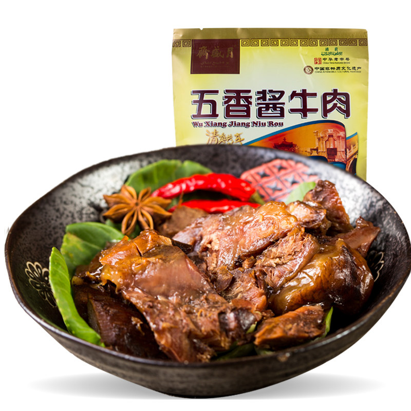 月盛斋清真五香酱羊肉200g即食