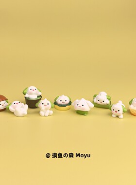 可爱治愈小狗狗桌面摆件