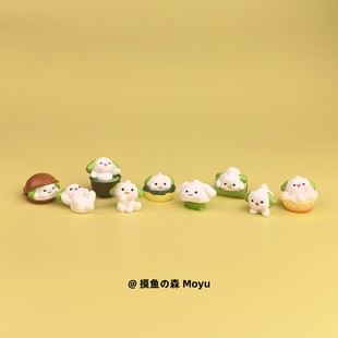 上班搭子，可爱小狗狗治愈电脑桌面日式发疯工位小摆件办公桌装饰