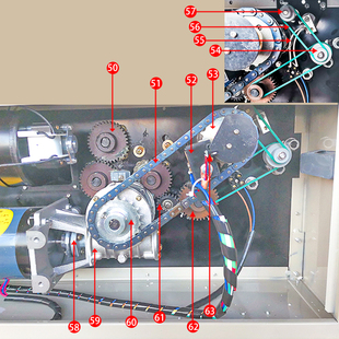 华联封口机810配件大全三星轮离合器碳刷座槽型光耦连轴器电热管